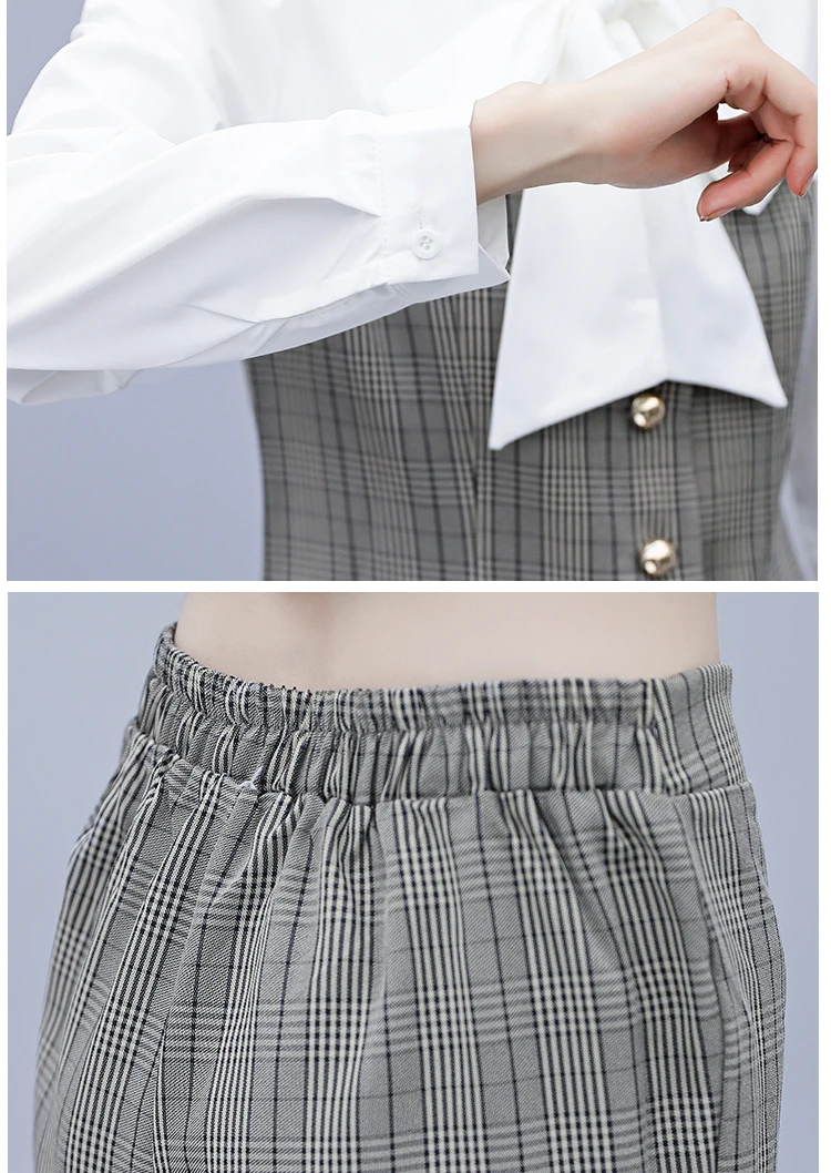 Goddess 2 Piece Set Womens Suits Blazer With Pants Plaid Ensemble Costume Femme 2 Pieces Pantalon Office Wear Woman Suit
Goddess 2 Piece Set Womens Suits Blazer With Pants Plaid Ensemble Costume Femme 2 Pieces Pantalon Office Wear Woman Suit