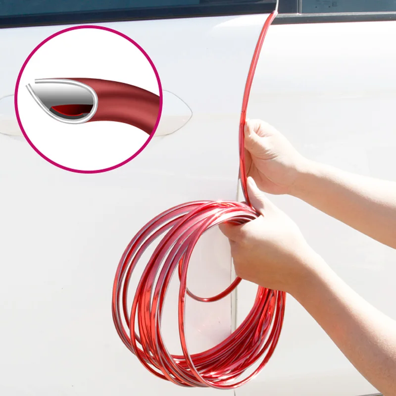 Anti Collision Sticker U Type 5M Car Styling Door Anti Scratch Strip Car Trim Hood Trunk Bumper Air Outlet Sticker Car Accessory
Anti Collision Sticker U Type 5M Car Styling Door Anti Scratch Strip Car Trim Hood Trunk Bumper Air Outlet Sticker Car Accessory