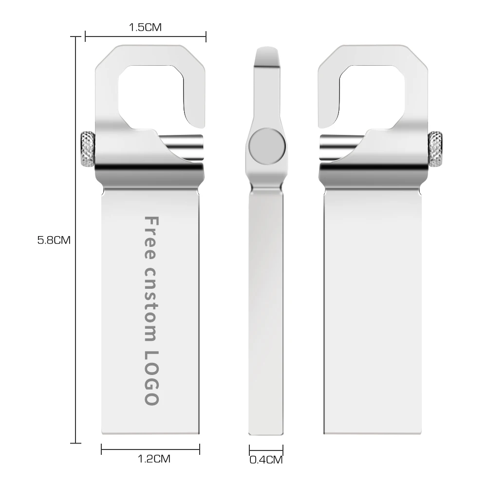 Usb 2 0 металлический флеш-накопитель 8 ГБ 16 водонепроницаемая ручка-накопитель 32 64