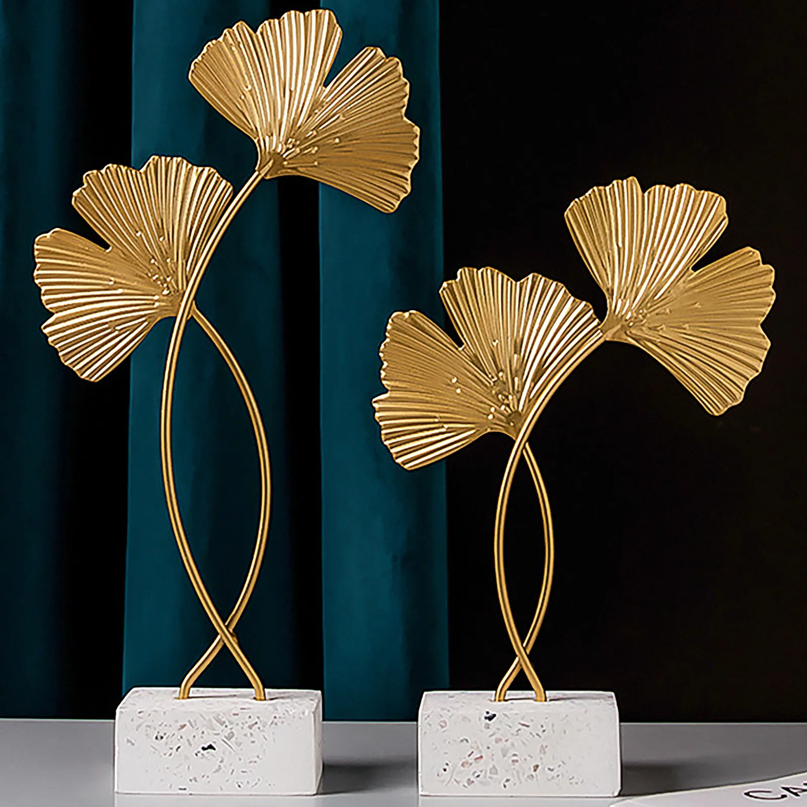 Nordic Home Furnishing Gold Metal Ornaments Autumn Home Decoration Gold Leaf Desktop Art Decor Ginkgo Biloba Desktop Ornaments 
Nordic Home Furnishing Gold Metal Ornaments Autumn Home Decoration Gold Leaf Desktop Art Decor Ginkgo Biloba Desktop Ornaments