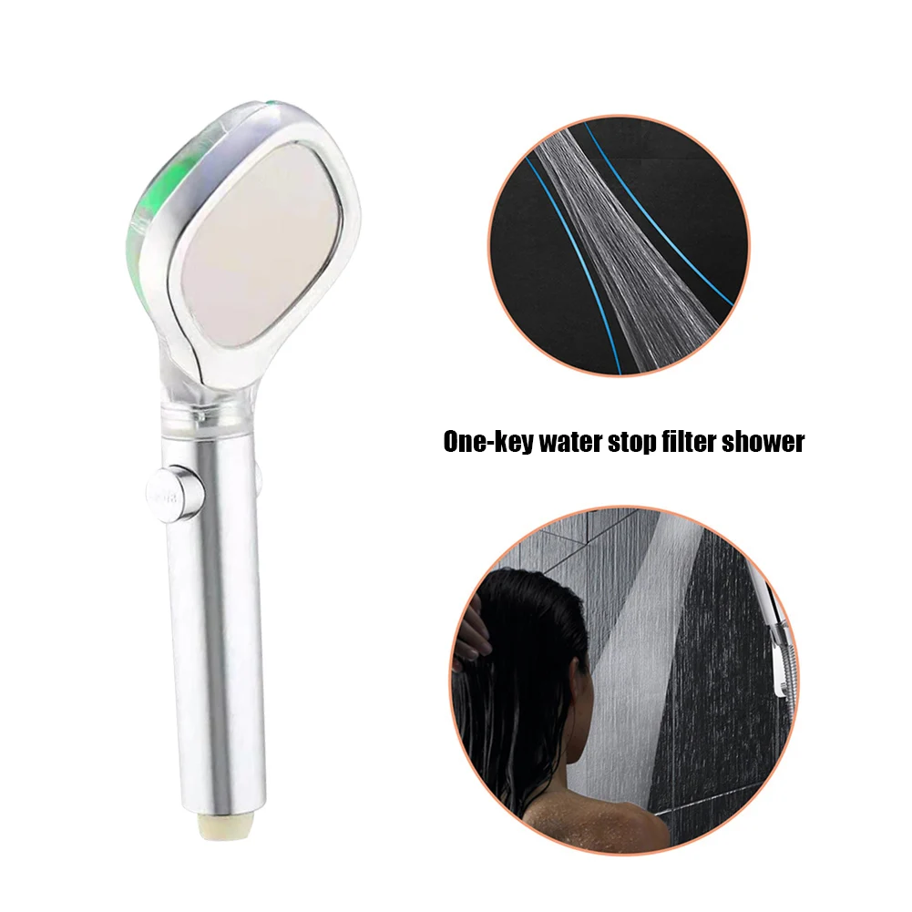 Насадка для душа высокого давления, вращающаяся на 360 градусов, с экономией воды 
Насадка для душа высокого давления, вращающаяся на 360 градусов, с экономией воды