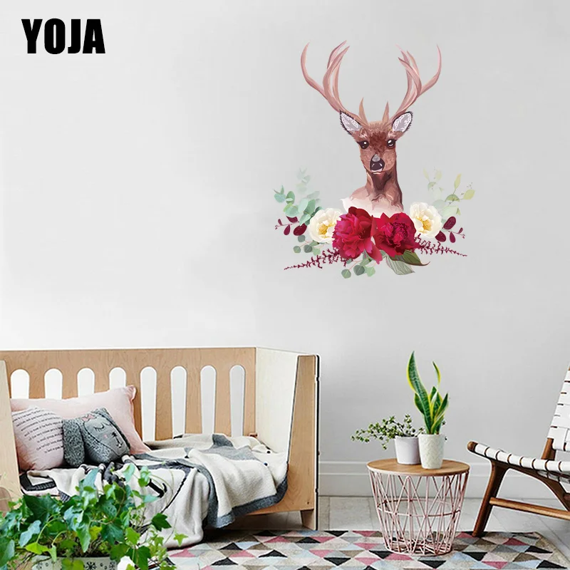 YOJA 46.9×55CM Creative Floral Deer Head Home Room Decoration Decals Cartoon Wall Stickers 8WS0084
YOJA 46.9×55CM Creative Floral Deer Head Home Room Decoration Decals Cartoon Wall Stickers 8WS0084