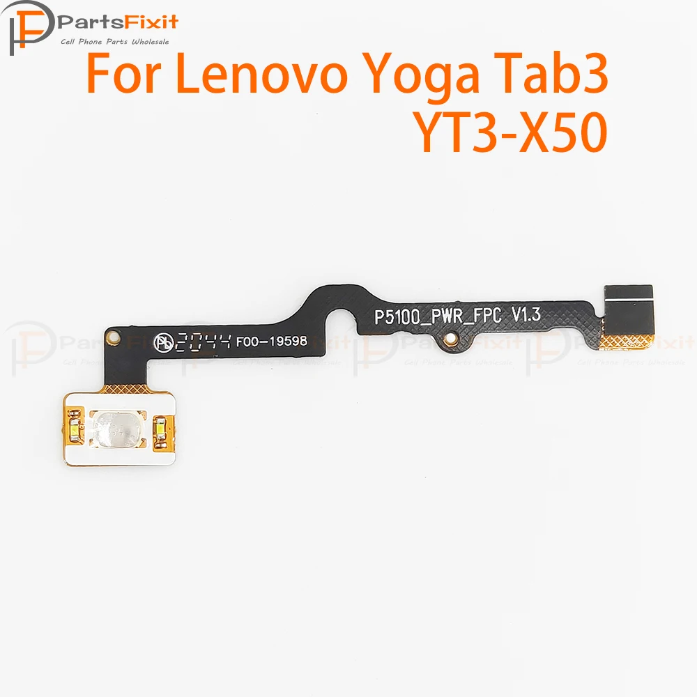 Гибкая Кнопка питания для Lenovo YOGA Tab 3 кнопка включения и выключения коннектор