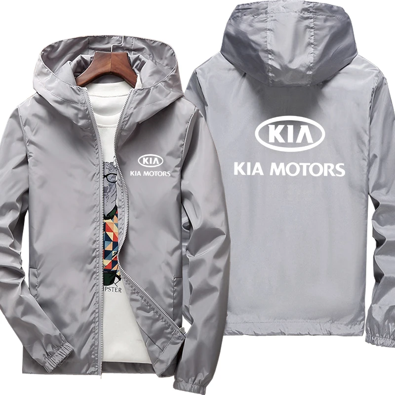 Куртка мужская демисезонная с капюшоном и логотипом KIA Motors, тонкая ветрозащитная верхняя одежда на молнии с длинным рукавом, 5 цветов
Куртка мужская демисезонная с капюшоном и логотипом KIA Motors, тонкая ветрозащитная верхняя одежда на молнии с длинным рукавом, 5 цветов
