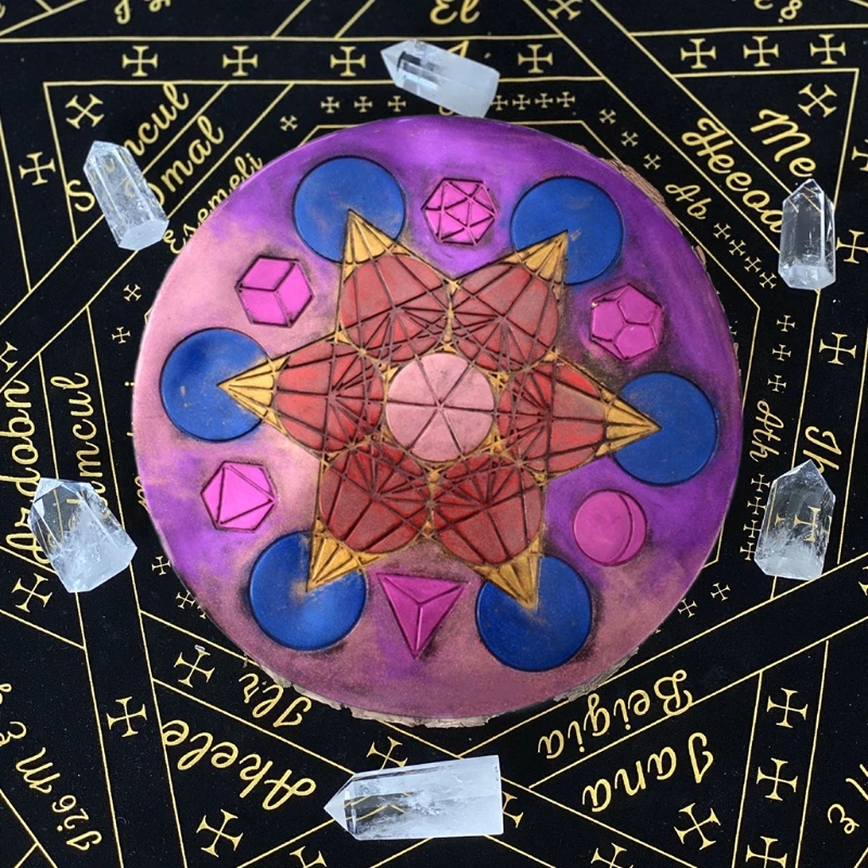 Crystal Epoxy Resin Mold Tarot Astrology Astrolabe Tray Ornaments Silicone Mould DIY Crafts Decoration Making Tool 
Crystal Epoxy Resin Mold Tarot Astrology Astrolabe Tray Ornaments Silicone Mould DIY Crafts Decoration Making Tool