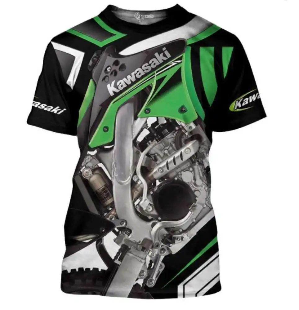 2021 New T-shirt Kawasaki Motorcycle Riding Racing 3D Print Tshirt Round Neck Casual Short Sleeve Harajuku Oversized Top Tees
2021 New T-shirt Kawasaki Motorcycle Riding Racing 3D Print Tshirt Round Neck Casual Short Sleeve Harajuku Oversized Top Tees