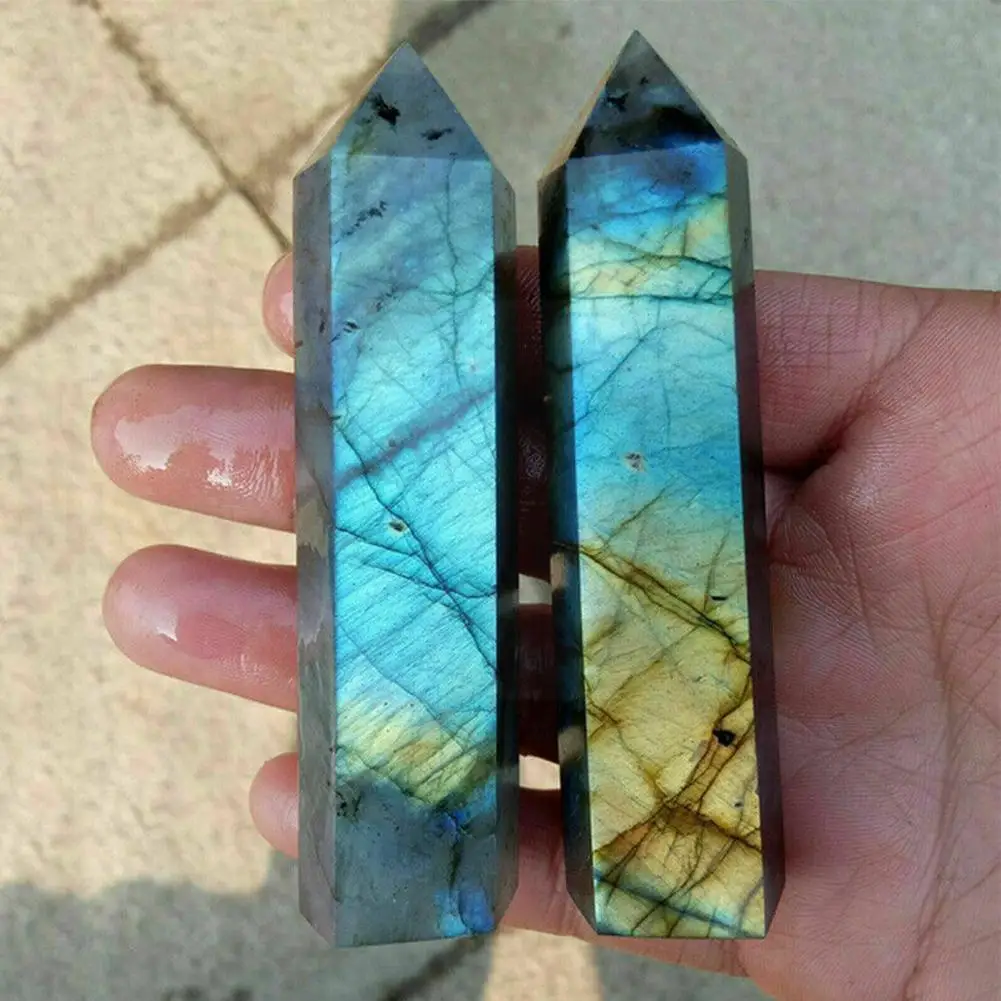 Moonstone Crystal Column Natural Labradorite Quartz Crystal Stone Point Obelisk Home Column Gift Wand Healing Decor Ornament
Moonstone Crystal Column Natural Labradorite Quartz Crystal Stone Point Obelisk Home Column Gift Wand Healing Decor Ornament