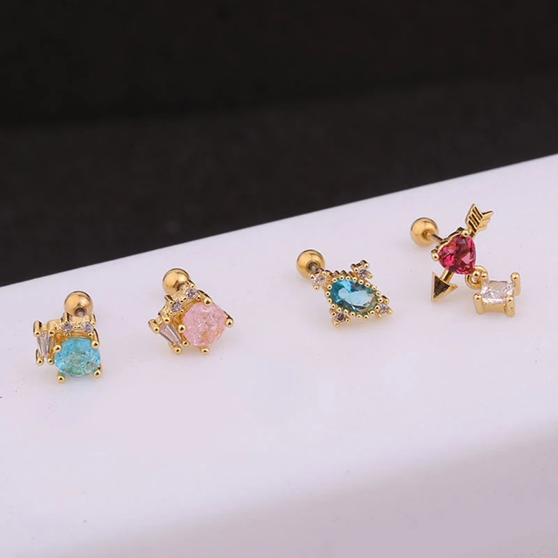 1pcs Elegant Stainless Steel Ear Piercing Stud Cartilage Helix Conch Screw Back Earring Tragus Helix Cartilage Piercing Jewelry
1pcs Elegant Stainless Steel Ear Piercing Stud Cartilage Helix Conch Screw Back Earring Tragus Helix Cartilage Piercing Jewelry
