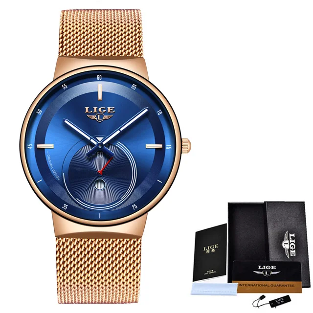 LIGE Wrist Watches For Women Luxury Rose Gold Women Watches Quartz Ladies Watch Fashion Women Female Hour New Relogio Feminino
LIGE Wrist Watches For Women Luxury Rose Gold Women Watches Quartz Ladies Watch Fashion Women Female Hour New Relogio Feminino