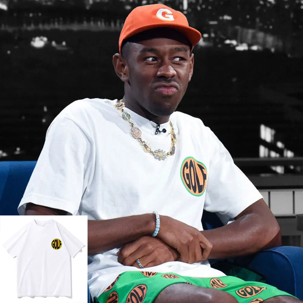 Golf Wang Tyler The Creator Odd Future Cat Funny Skate Cherry Bomb OFWGKTA Tshirt Men Women Hip Hop Trend T-shirt Man Streetwear
Golf Wang Tyler The Creator Odd Future Cat Funny Skate Cherry Bomb OFWGKTA Tshirt Men Women Hip Hop Trend T-shirt Man Streetwear