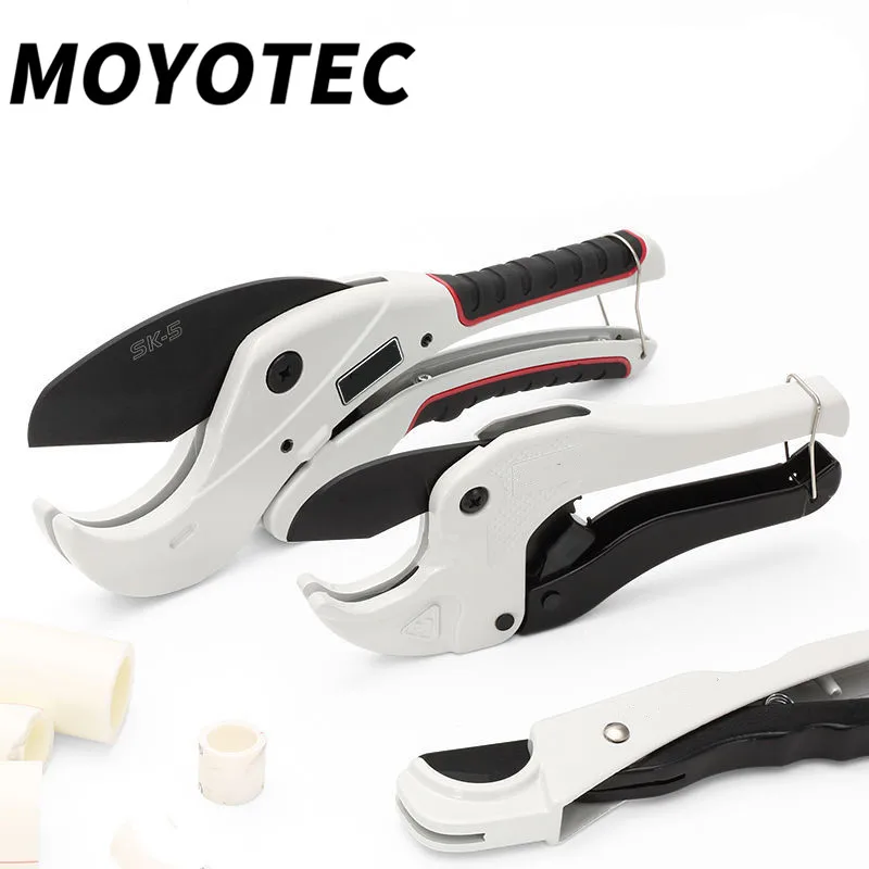 Резак для труб MOYOTEC, ножницы для резки шлангов из ПВХ/ПУ/PP/PE, Храповые ножницы, резак для труб, сантехнические инструменты
Резак для труб MOYOTEC, ножницы для резки шлангов из ПВХ/ПУ/PP/PE, Храповые ножницы, резак для труб, сантехнические инструменты