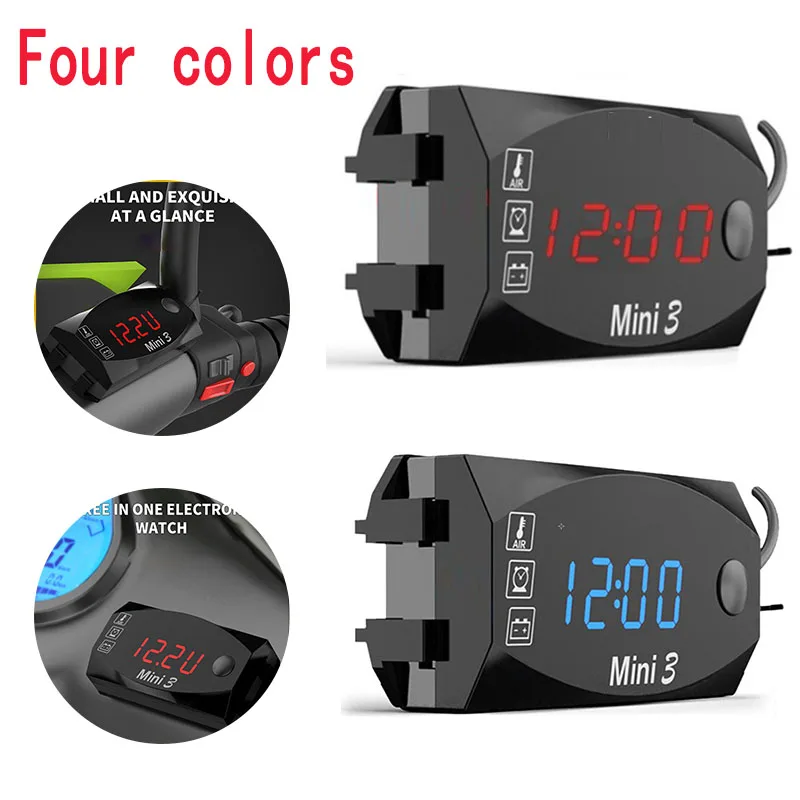 12V 3 LED Gauge Panel Thermometer Indicator Display 2021 in Meters Meter For New Voltmeter Clock 1 Car Digital Motorcycle
12V 3 LED Gauge Panel Thermometer Indicator Display 2021 in Meters Meter For New Voltmeter Clock 1 Car Digital Motorcycle