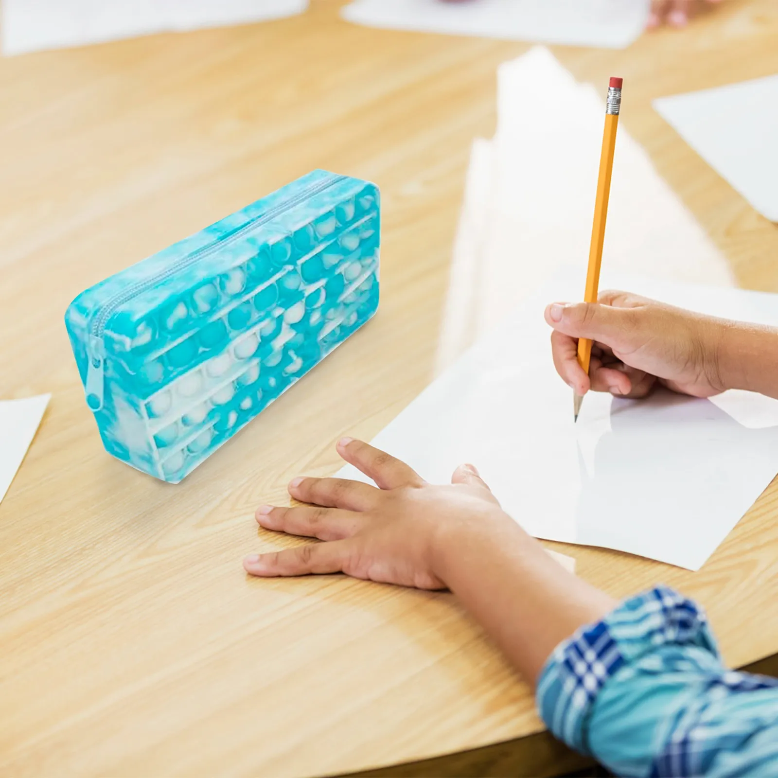 Silicone Sensory Decompression Pencil Case Push Fidget Toys Cheap Sensory Relieves Stress Anxiety For Kid Simple Dimple
Silicone Sensory Decompression Pencil Case Push Fidget Toys Cheap Sensory Relieves Stress Anxiety For Kid Simple Dimple