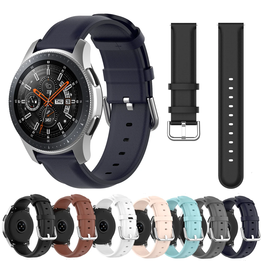 Replacement Leather Belet for Galaxy watch3 41 45mm Smart wristStrap for Samsung Galaxy Watch 46 42mm Bracelet Watchband 22 20mm
Replacement Leather Belet for Galaxy watch3 41 45mm Smart wristStrap for Samsung Galaxy Watch 46 42mm Bracelet Watchband 22 20mm