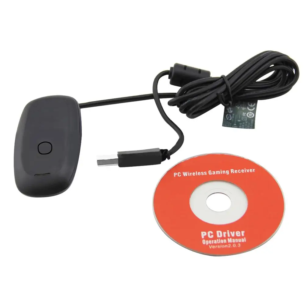Для Xbox 360 беспроводной геймпад ПК адаптер USB приемник поддерживает систему Win7/8/10