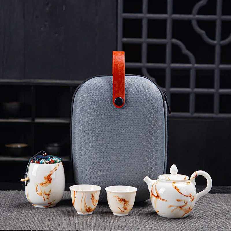 One Pot, One Tea Caddy, Two Cups of Dry Tea Set, the Ceramic Kiln Becomes a High-end Set of Kung Fu Tea Set, Home Office Travel
One Pot, One Tea Caddy, Two Cups of Dry Tea Set, the Ceramic Kiln Becomes a High-end Set of Kung Fu Tea Set, Home Office Travel