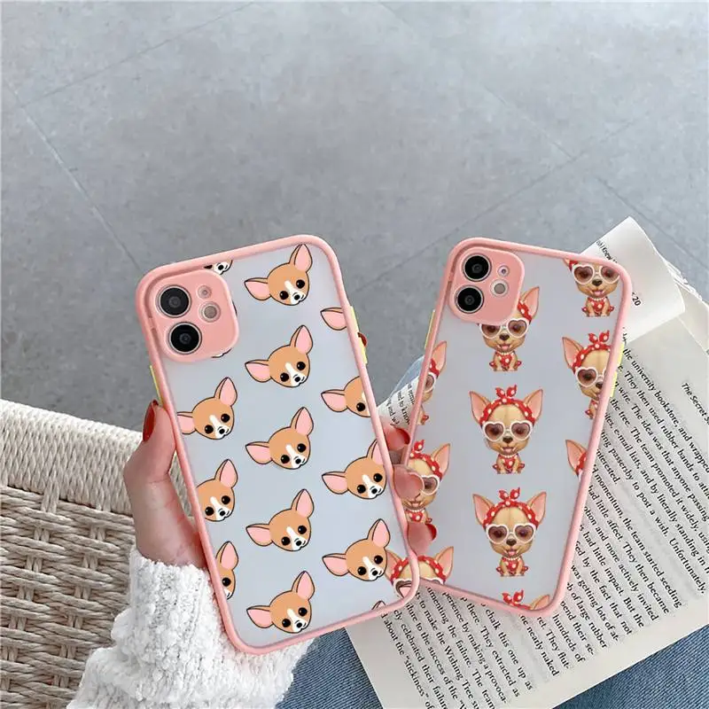 Chihuahua dog cute cartoon Phone Case matte transparent For iphone 7 8 11 12 plus mini x xs xr pro max cover
Chihuahua dog cute cartoon Phone Case matte transparent For iphone 7 8 11 12 plus mini x xs xr pro max cover