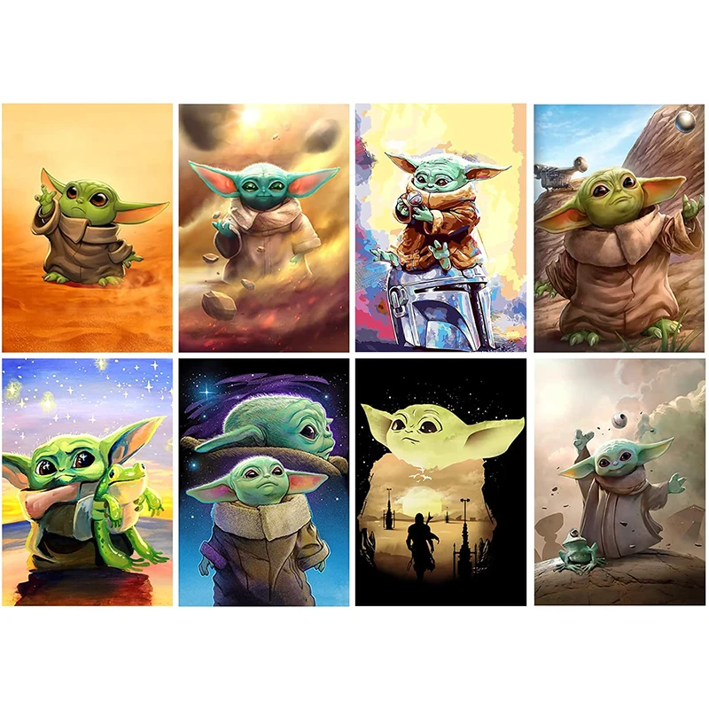 Star Wars Canvas Painting Yoda Cartoon Movie Posters and Prints Mural Pictures Children's Room Home Wall Decoration Kids Gifts
Star Wars Canvas Painting Yoda Cartoon Movie Posters and Prints Mural Pictures Children's Room Home Wall Decoration Kids Gifts