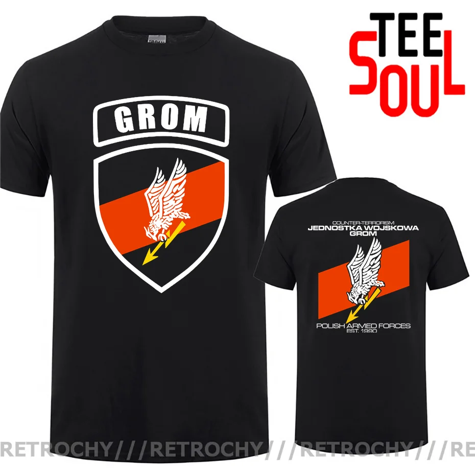 New Summer T shirts Men JW GROM Poland Royal Netherlands PAKISTAN Special Force Unit Army Counter Terrorist Black T Shirt Brand
New Summer T shirts Men JW GROM Poland Royal Netherlands PAKISTAN Special Force Unit Army Counter Terrorist Black T Shirt Brand