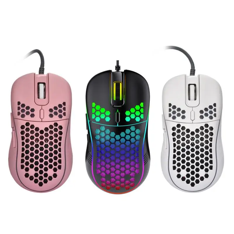 Lightweight RGB Gaming Mouse 7200DPI Honeycomb Shell Ergonomic Mice With Ultra Weave Cable For Computer Gamer PC Desktop 2021
Lightweight RGB Gaming Mouse 7200DPI Honeycomb Shell Ergonomic Mice With Ultra Weave Cable For Computer Gamer PC Desktop 2021