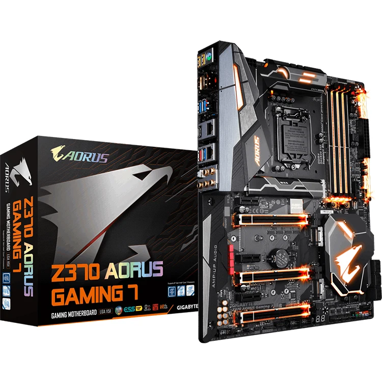 High Performance GIGABYTE Z370 AORUS Gaming 7 with Z370 Chipset Desktop Computer LGA 1151 Motherboard for Intel 8th CPU
High Performance GIGABYTE Z370 AORUS Gaming 7 with Z370 Chipset Desktop Computer LGA 1151 Motherboard for Intel 8th CPU