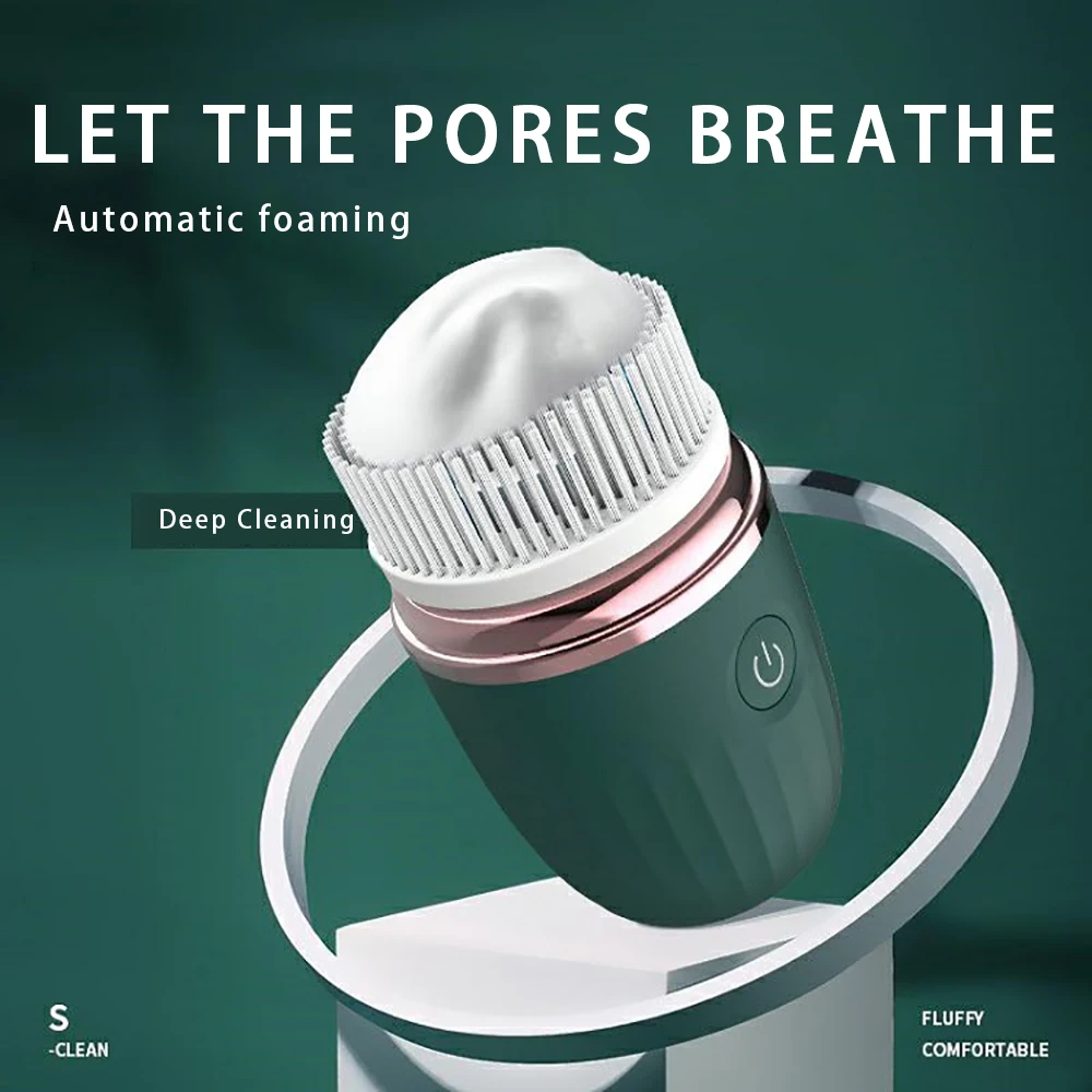 Electric Facial Cleanser Face Wash Cleansing Beauty Tool Rechargeable Rotation Face Cleanser Automatic Foaming Cleansing Device
Electric Facial Cleanser Face Wash Cleansing Beauty Tool Rechargeable Rotation Face Cleanser Automatic Foaming Cleansing Device