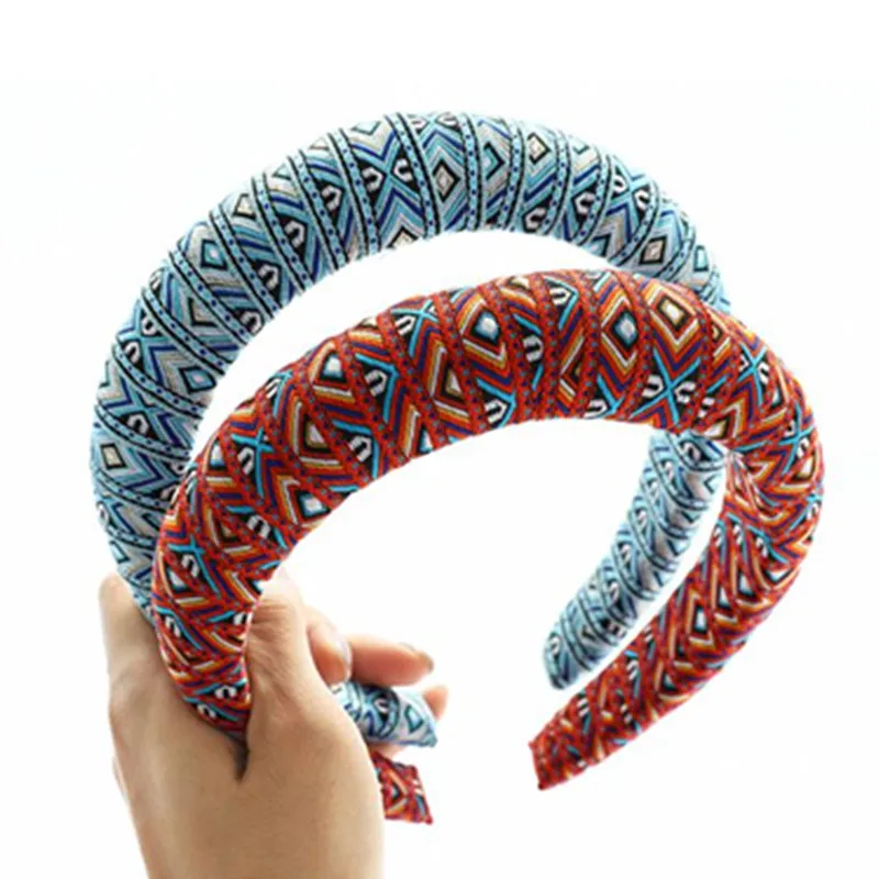 Adults Ribbon Weaving Padded Headband Women Hair Accessories Thick Sponge Wide Head Band National Style Headdress Hairband
Adults Ribbon Weaving Padded Headband Women Hair Accessories Thick Sponge Wide Head Band National Style Headdress Hairband