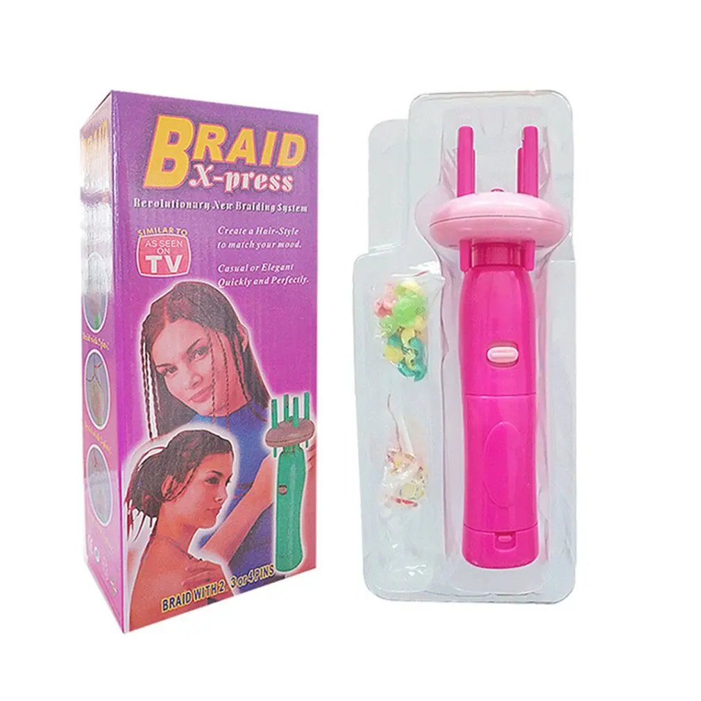 Women Portable Electric Automatic DIY Hairstyle Tool Braid Machine Hair Weave Rolling Tool Twist Braider Device Kit
Women Portable Electric Automatic DIY Hairstyle Tool Braid Machine Hair Weave Rolling Tool Twist Braider Device Kit