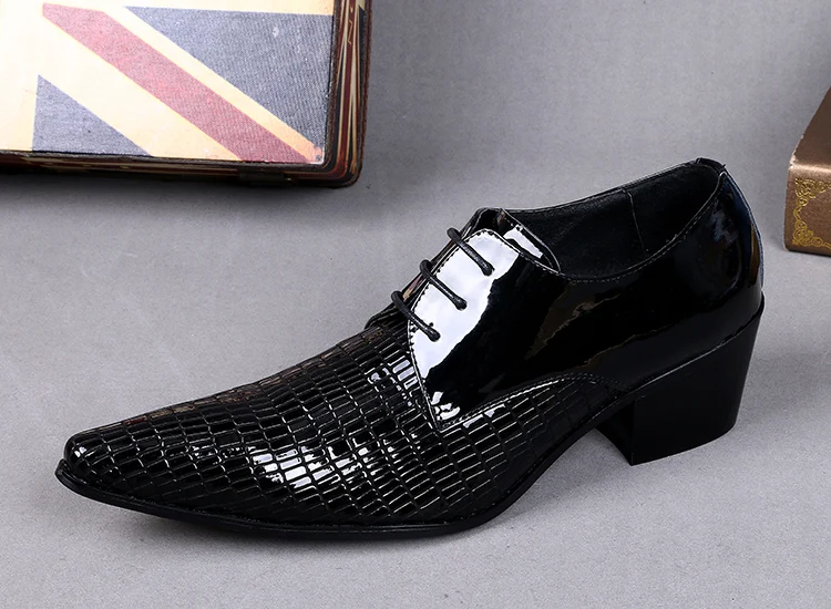 Christia Bella Men Business Oxfords Leather Shoes Men Party Office Lace Up Lacquer Leather Shoes Textured Leather Brogue Shoes
Christia Bella Men Business Oxfords Leather Shoes Men Party Office Lace Up Lacquer Leather Shoes Textured Leather Brogue Shoes