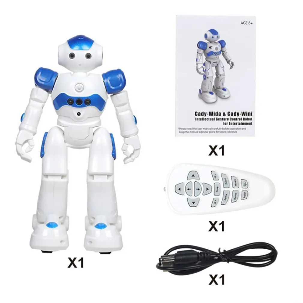 Intelligent Early Education Remote Control Robot Puzzle Boy Children's Toy Gesture Induction Usb Charging
Intelligent Early Education Remote Control Robot Puzzle Boy Children's Toy Gesture Induction Usb Charging