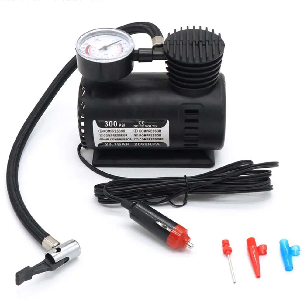 Mini Air Compressor Electric Pump ABS Automotive Durable Vehicle Air Pump 300 PSI Tire Inflator Pump DC 12V Car Parts
Mini Air Compressor Electric Pump ABS Automotive Durable Vehicle Air Pump 300 PSI Tire Inflator Pump DC 12V Car Parts