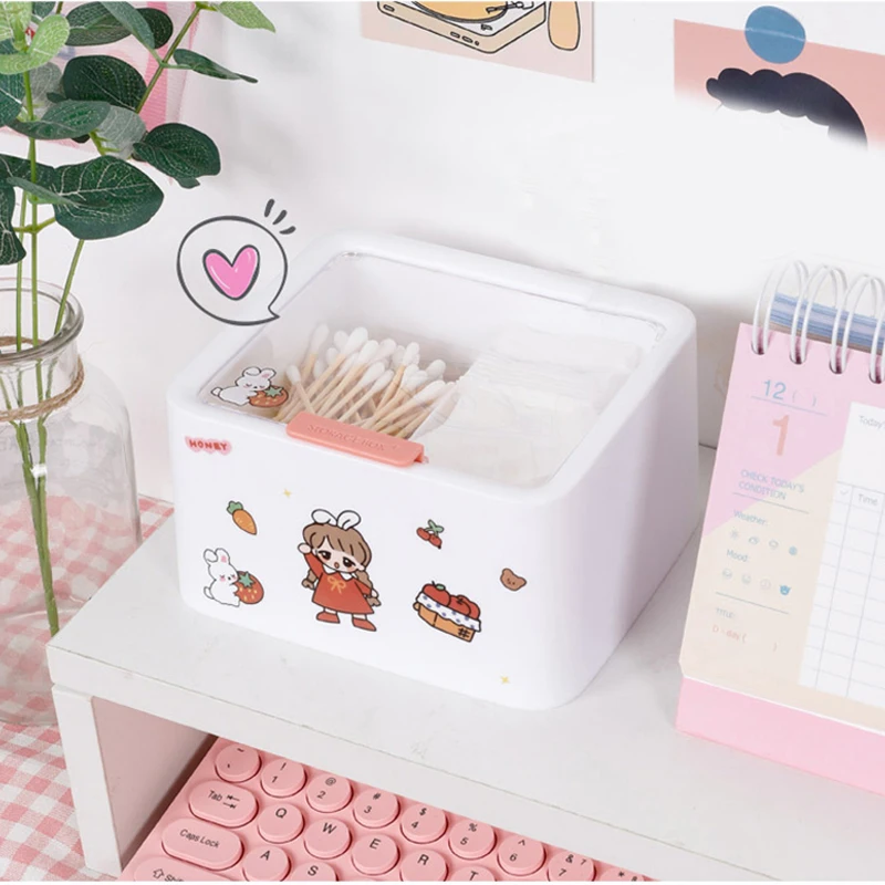 Cotton Swab Storage Box Makeup Cotton Organizer Case Desktop Cosmetic Jewelry Storage Container Bedroom Dormitory Organizer
Cotton Swab Storage Box Makeup Cotton Organizer Case Desktop Cosmetic Jewelry Storage Container Bedroom Dormitory Organizer