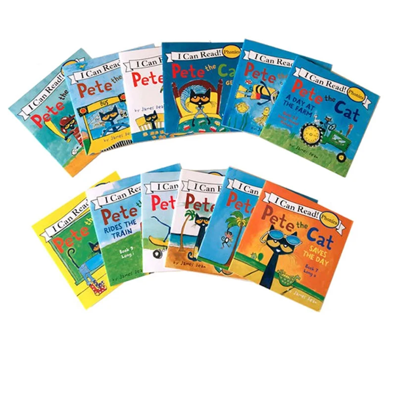 Книги на английском языке с надписью «I Can Read The Pete Cat» для детей, 12 шт./набор
Книги на английском языке с надписью «I Can Read The Pete Cat» для детей, 12 шт./набор