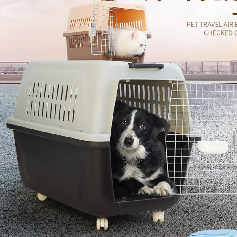 Pet Air Box Cat Dog Dog Portable Out Cat Cage Empty Transport Check Box Travel Car Car Dog Cage
Pet Air Box Cat Dog Dog Portable Out Cat Cage Empty Transport Check Box Travel Car Car Dog Cage