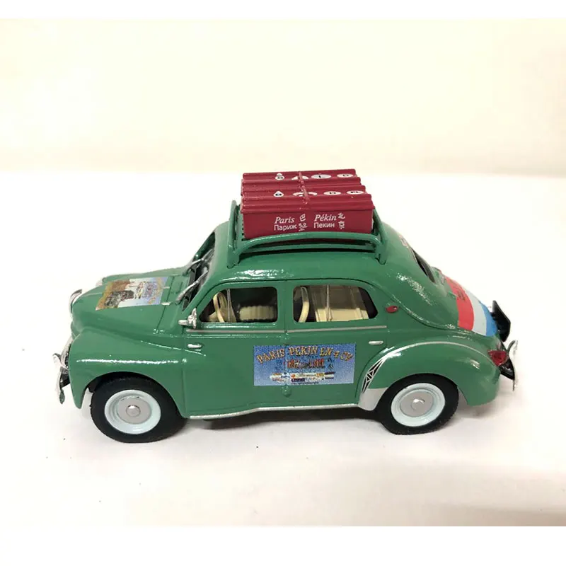 ELIGOR 1/43 Scale France Renault 4CV raid Paris 8cm Length Diecast Metal Car Model Toy For Collection Gift Kids Decoration | Игрушки и