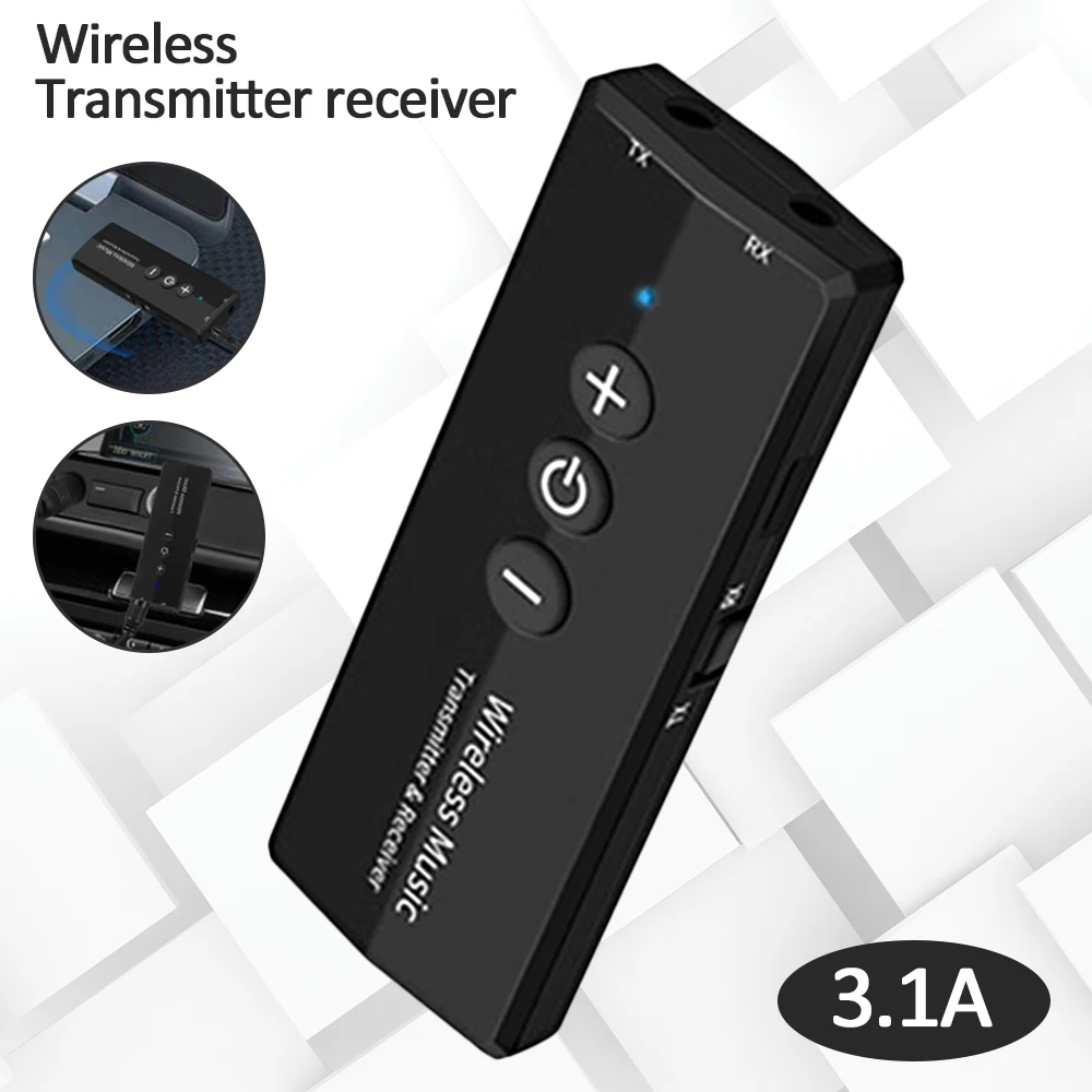 Bluetooth Receiver Audio Stereo HandsFree Car Kit Transmitter Wireless Adapter 3.5mm Music Receivers For Headphones
Bluetooth Receiver Audio Stereo HandsFree Car Kit Transmitter Wireless Adapter 3.5mm Music Receivers For Headphones