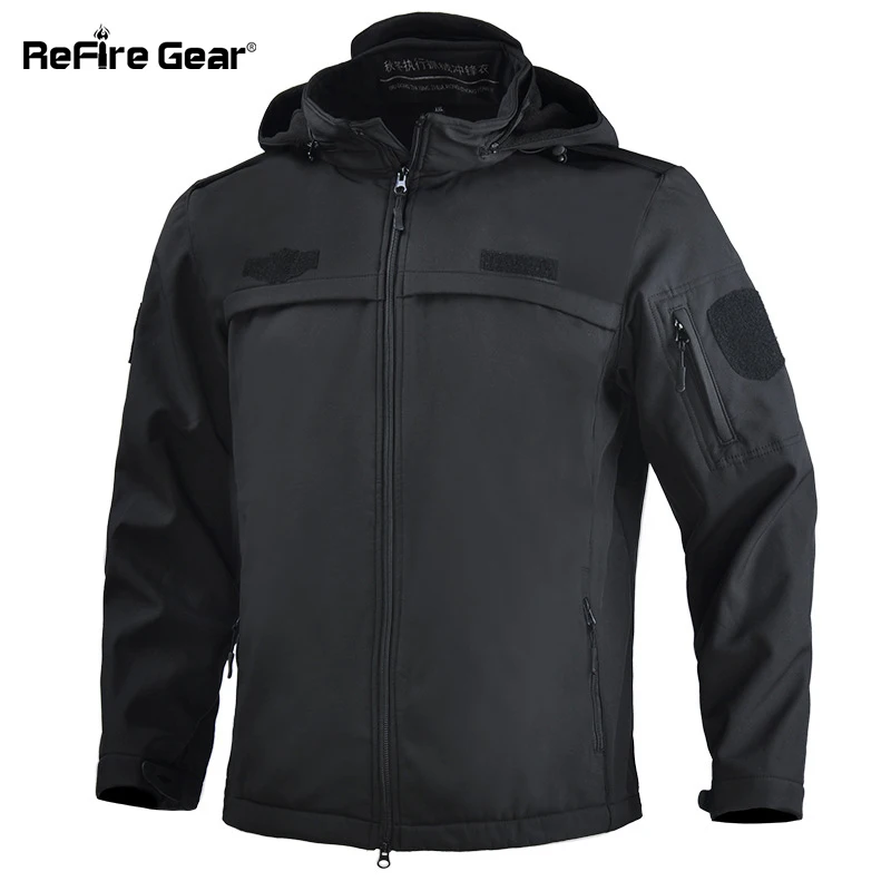 ReFire Gear Waterproof Breathable Tactical Soft Shell Jacket Autumn Winter Military Camouflage Jacket Warm Fleece Liner Coat
ReFire Gear Waterproof Breathable Tactical Soft Shell Jacket Autumn Winter Military Camouflage Jacket Warm Fleece Liner Coat