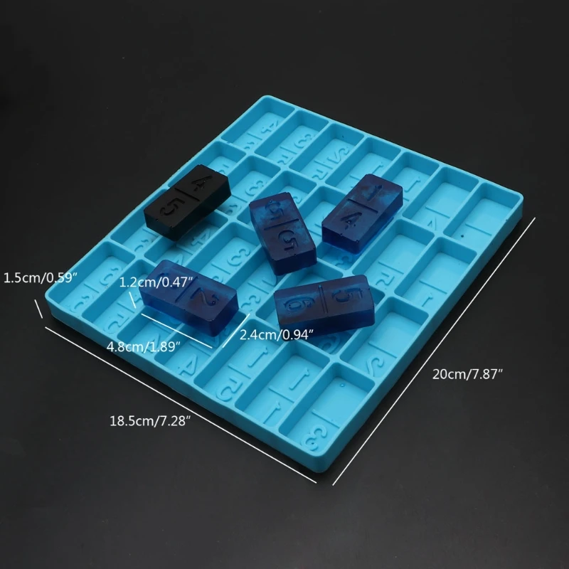 Domino Game Toys Epoxy Resin Mold Number Dominoes Casting Silicone Mould DIY Crafts Polymer Clay Jewelry Making Tools
Domino Game Toys Epoxy Resin Mold Number Dominoes Casting Silicone Mould DIY Crafts Polymer Clay Jewelry Making Tools