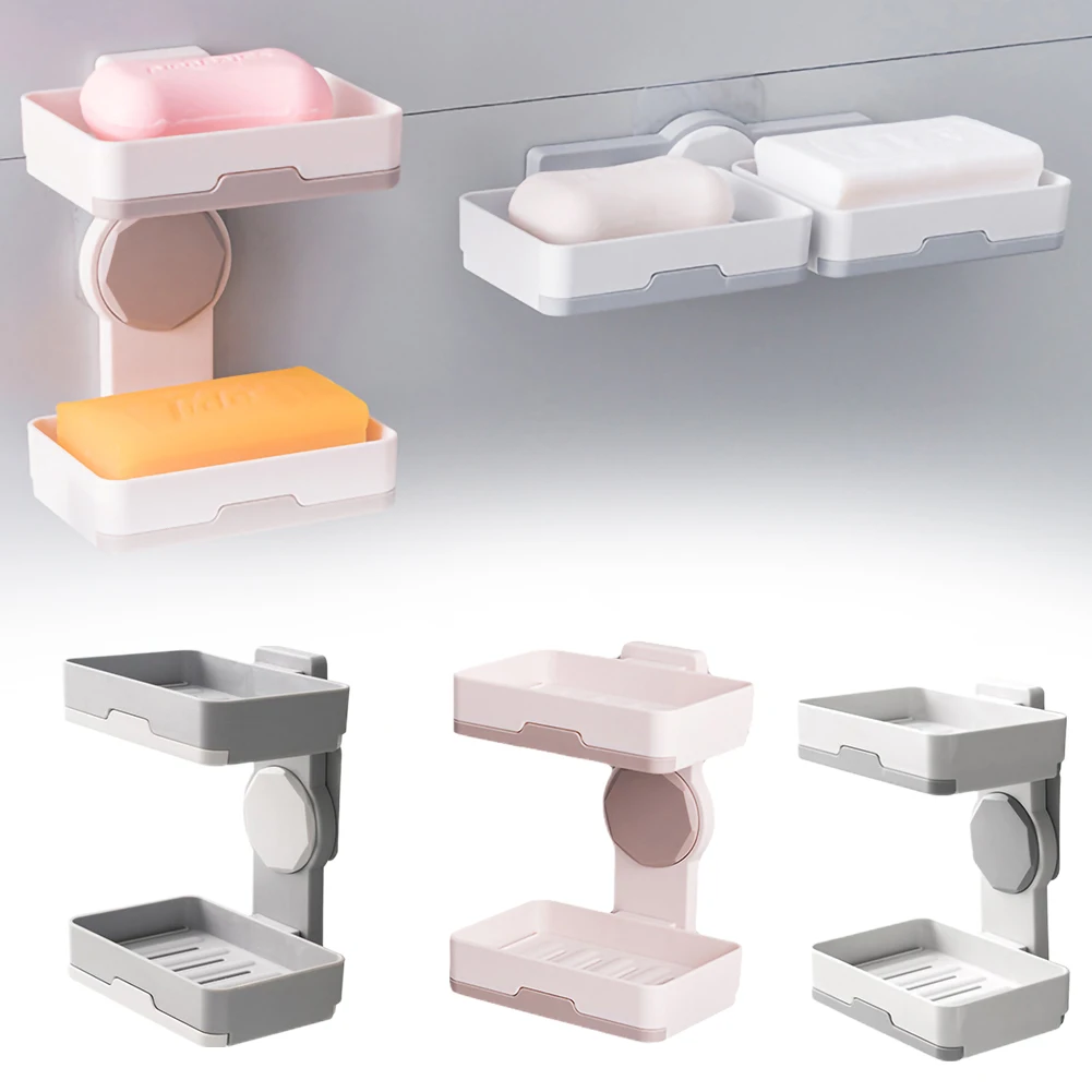 Bathroom Organizer Wall-Mounted Soap Plate Case Drain Soap Holder Container Soap Box Double Kitchen Storage Bathroom Accessories
Bathroom Organizer Wall-Mounted Soap Plate Case Drain Soap Holder Container Soap Box Double Kitchen Storage Bathroom Accessories