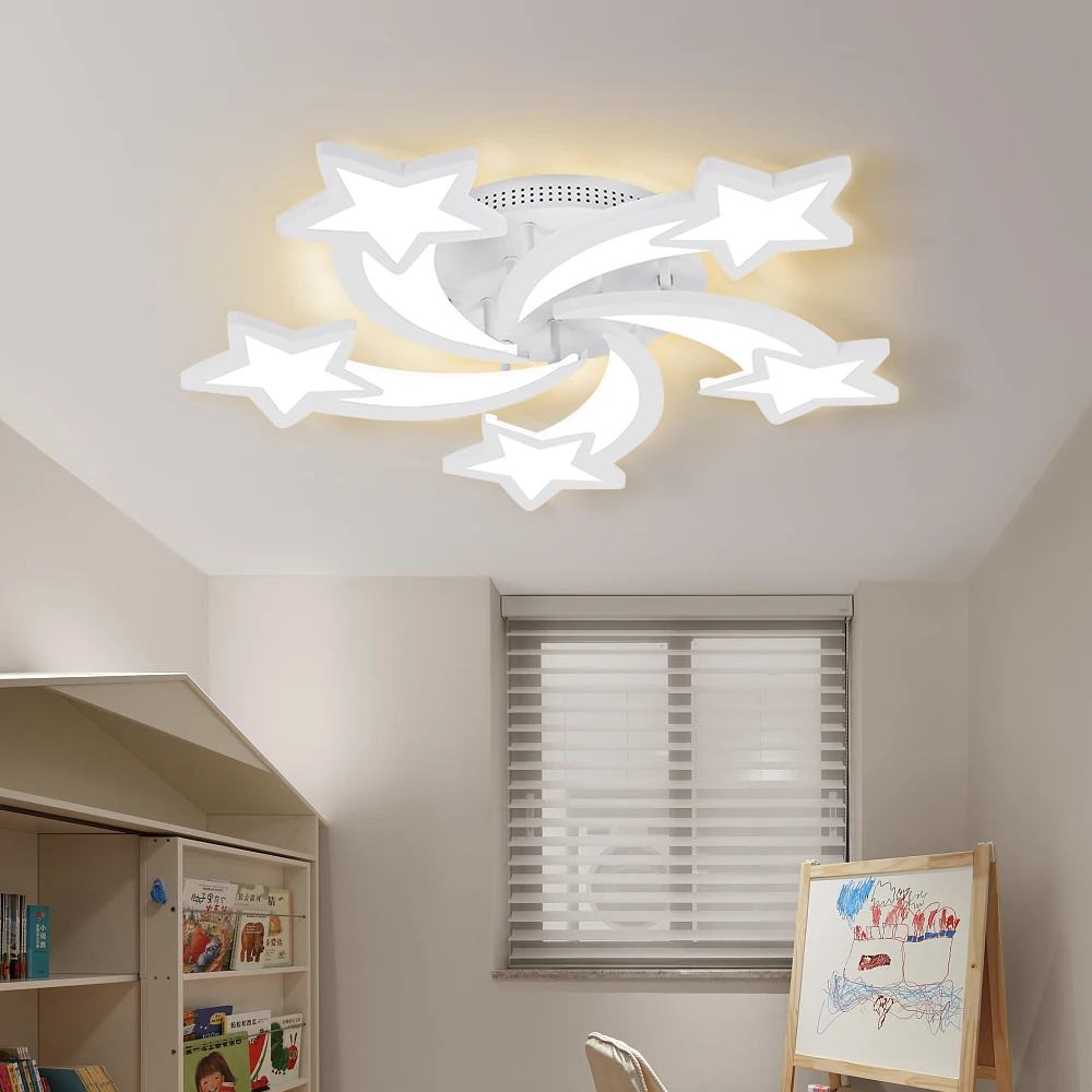 IRALAN LEDs люстра современные звезды для гостиной спальни пульт дистанционного