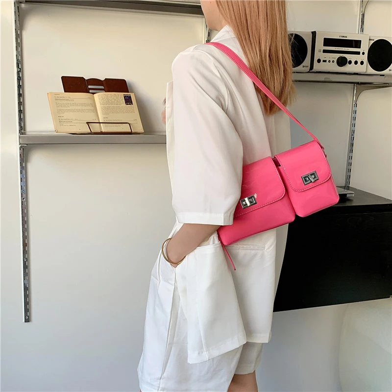 2020 new fashion ultra fire armpit bag women patent leather shoulder bag versatile handbag women's leather bag with texture
2020 new fashion ultra fire armpit bag women patent leather shoulder bag versatile handbag women's leather bag with texture