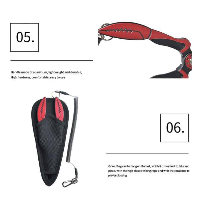 New Aluminum Alloy Fishing Pliers Split Ring Cutter Hooks Remover Fishing Tackle 77HC
New Aluminum Alloy Fishing Pliers Split Ring Cutter Hooks Remover Fishing Tackle 77HC