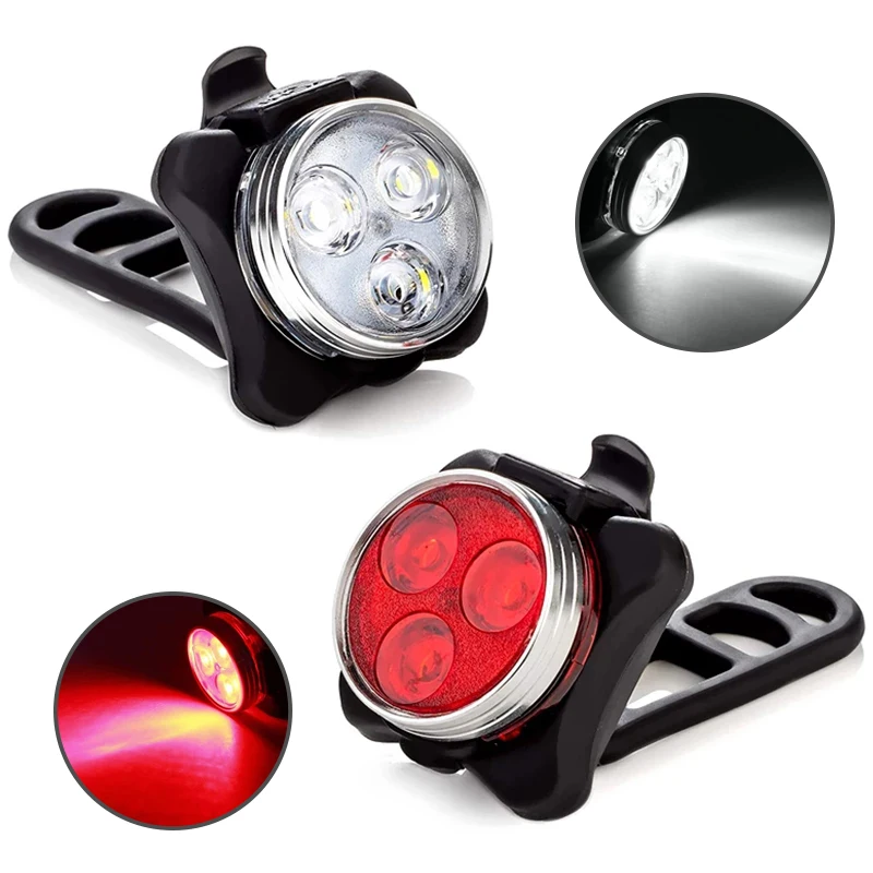 Bike Lights USB Charge Tail Front Light Set Waterproof Bicycle Light Warming Taillight Helmet Cycling Bag Light Part Accessories
Bike Lights USB Charge Tail Front Light Set Waterproof Bicycle Light Warming Taillight Helmet Cycling Bag Light Part Accessories