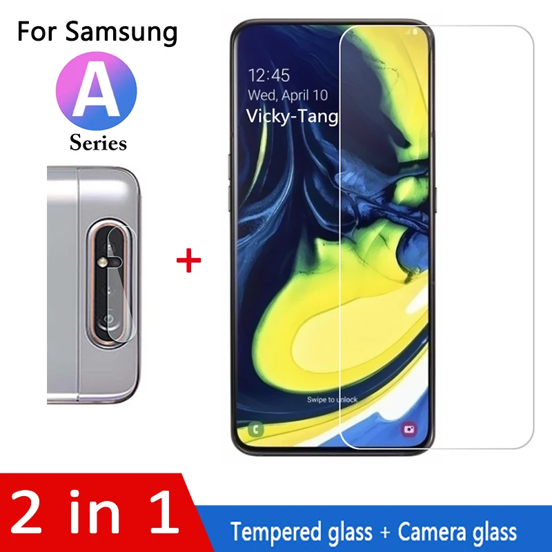 Защитное стекло для экрана и объектива камеры Samsung galaxy a51 a71 a80 | Мобильные телефоны