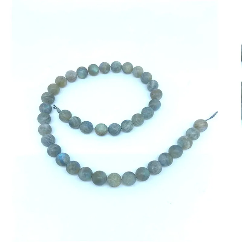 

4-12mm Round Natural Stone African Turquoise Green Frosted Gemstone Beads Loose String DIY Necklace Bracelet Jewelry Production