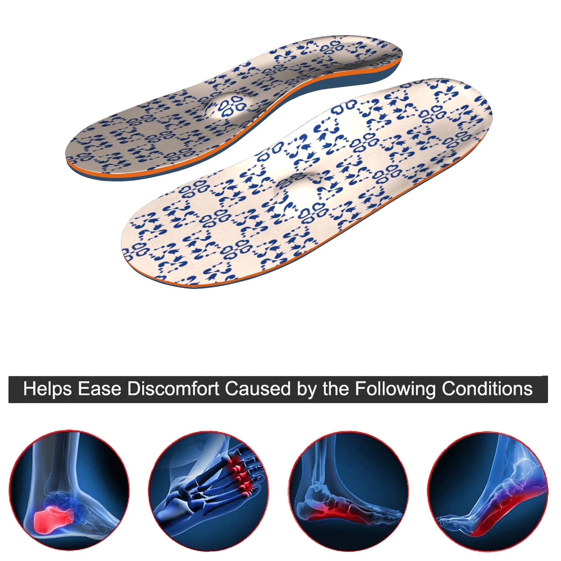 Arch Metatarsal Support Flat Feet Orthopedic Insoles Men Heel Pain Plantar Fasciitis Anti-Slippery Orthotics Sneakers Inserts
Arch Metatarsal Support Flat Feet Orthopedic Insoles Men Heel Pain Plantar Fasciitis Anti-Slippery Orthotics Sneakers Inserts