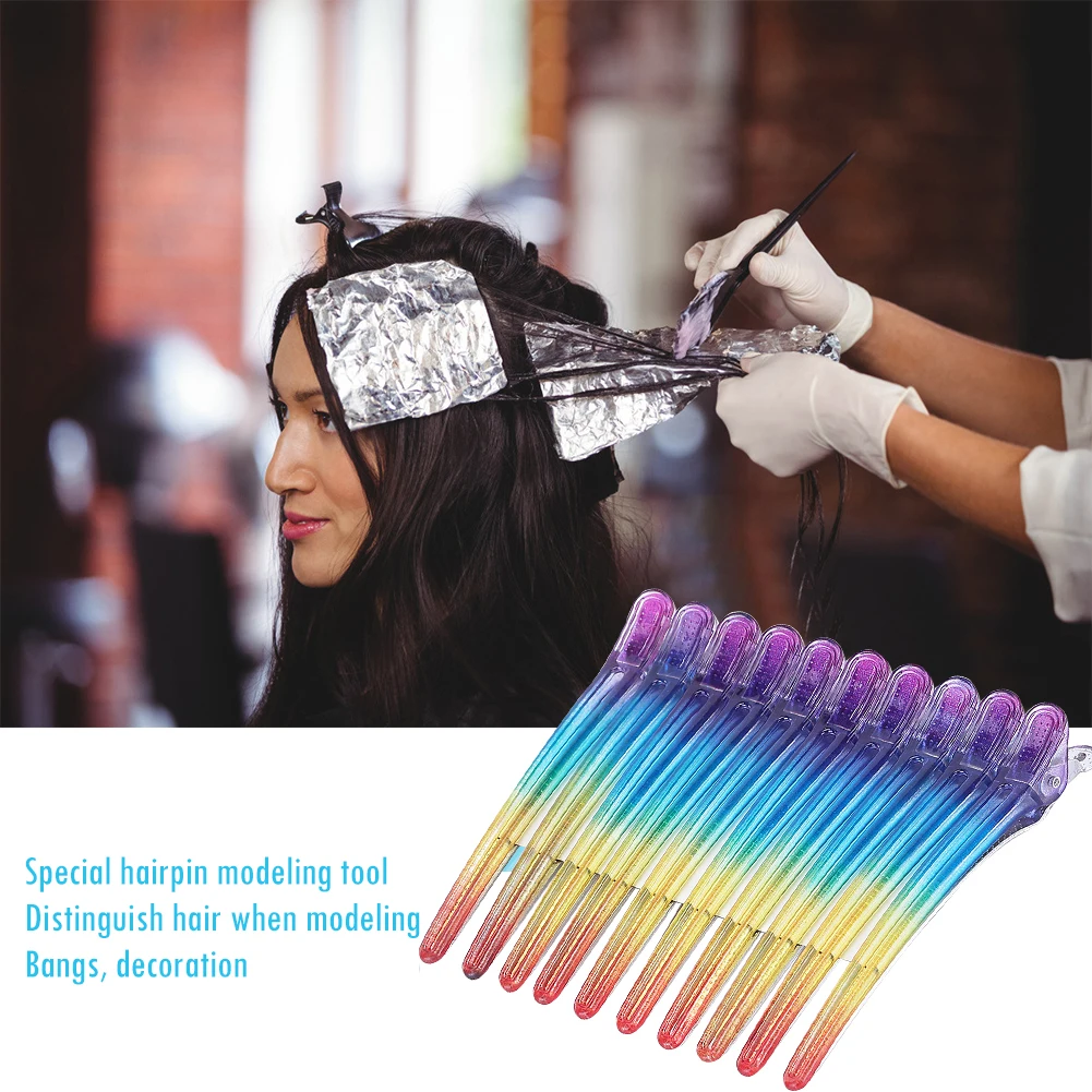 10pcs Alligator Hair Clips Pro Hairdressing Salon Sectioning Braiding Clips DIY Hair Clip Hair Care Styling Tools 
10pcs Alligator Hair Clips Pro Hairdressing Salon Sectioning Braiding Clips DIY Hair Clip Hair Care Styling Tools