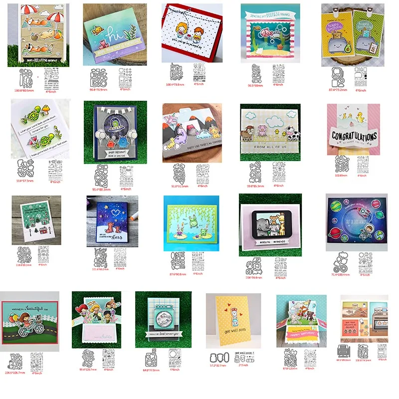 Cute Animals Metal Cutting Dies&Coordinating Stamps For Scrapbooking Craft Die Cut Card Making Embossing Stencil Photo Album 05
Cute Animals Metal Cutting Dies&Coordinating Stamps For Scrapbooking Craft Die Cut Card Making Embossing Stencil Photo Album 05