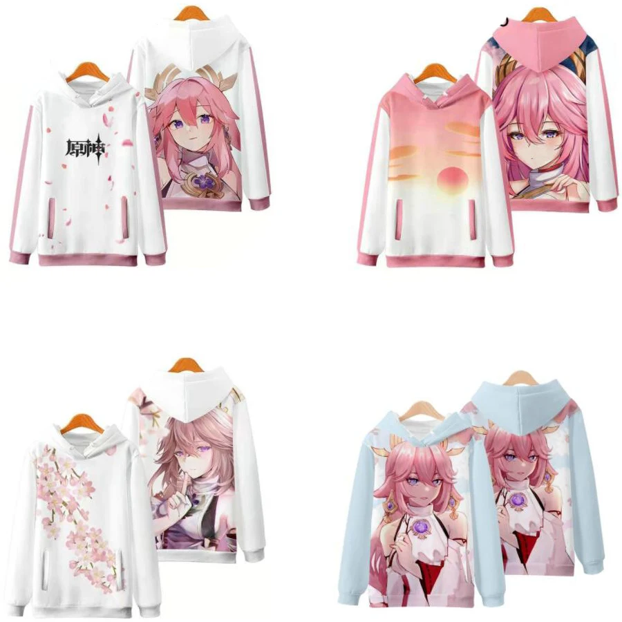 Anime Genshin Impact Yae Miko Cosplay Hoodie Women Men Harajuku Sweatshirt Streetwear Hip Hop Pullover Hooded Jacket Outerwear
Anime Genshin Impact Yae Miko Cosplay Hoodie Women Men Harajuku Sweatshirt Streetwear Hip Hop Pullover Hooded Jacket Outerwear