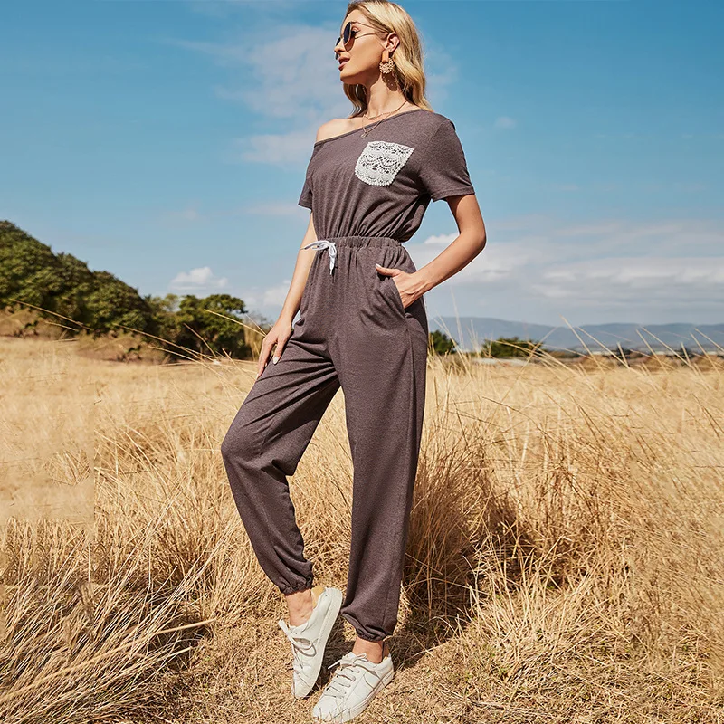 Bundle Jumpsuit Straight Pants Women Casual High Waist Bandage Loose Diagonal Shoulder Urban Overall Trousers 2021 Summer New
Bundle Jumpsuit Straight Pants Women Casual High Waist Bandage Loose Diagonal Shoulder Urban Overall Trousers 2021 Summer New